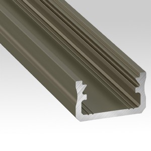 Surface-mounted aluminium profiles